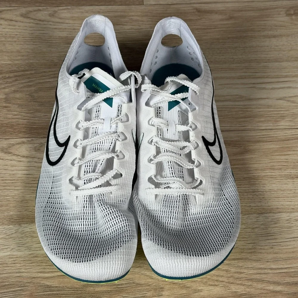 Nike Zoom Mamba V6 Track Spikes Mens Size 10 White Distance Running DR2733-102
